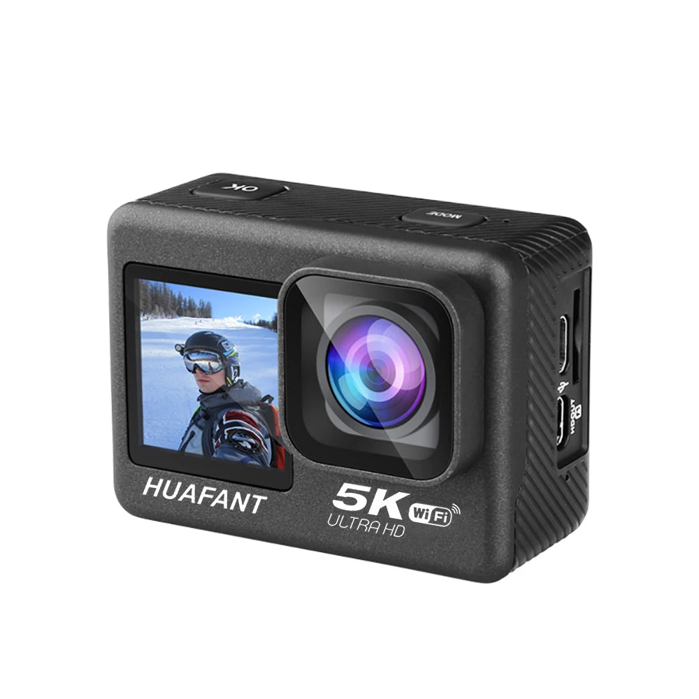 Smart Dual Screen Action Camera with Remote