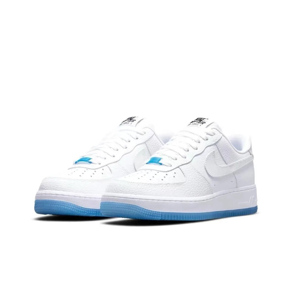 Air Force1 Nike Wheat colored Air Force One Men and Women Versatile Low cut Sneakers, Anti slip and Durable Board Shoes