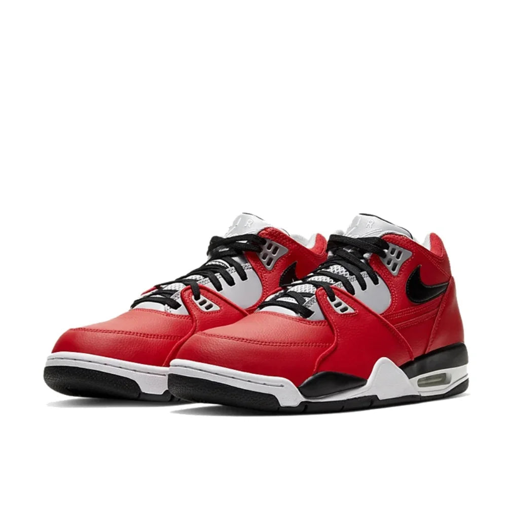 NIKE Flight Legacy Men's Shoes Simple AJ4 Air Cushion Wear-resistant Casual Basketball Sneakers