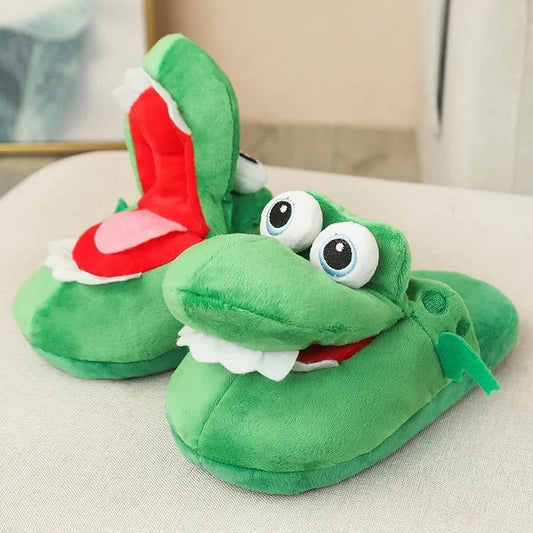 Crocodile Cotton Slippers