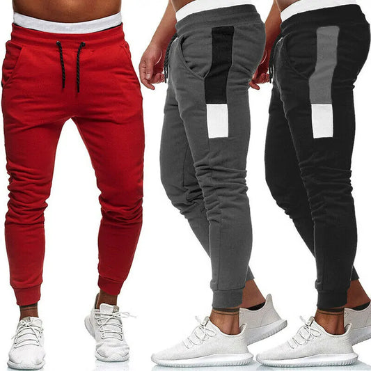 2019 New Men's Fashion Track Pants: Long Trousers for Fitness Workout