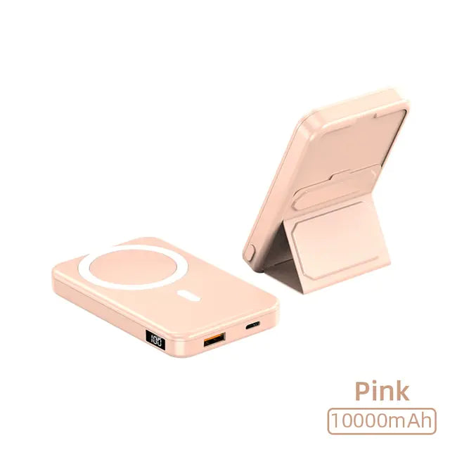 10000mAh Magnetic Power Bank With Foldable Stand