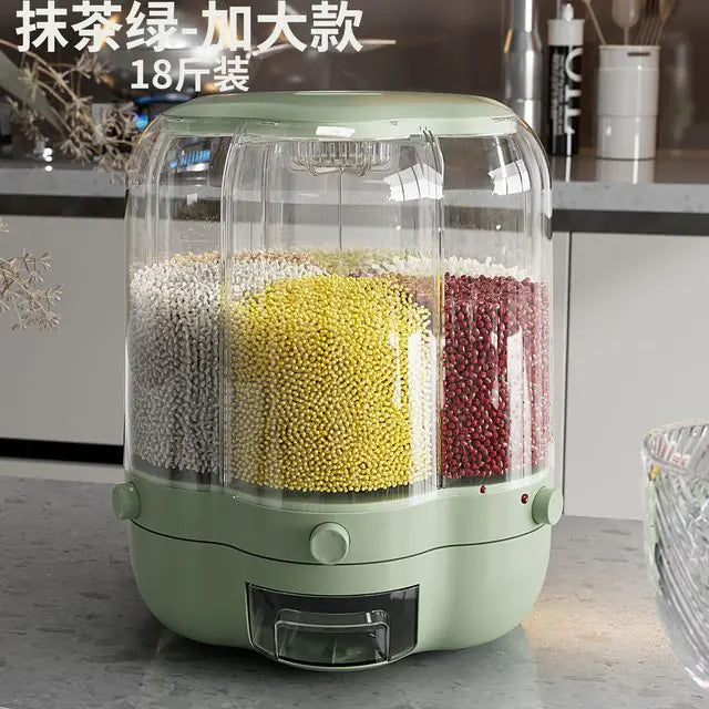 360° Rotating Grains Food Dispenser