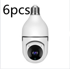 WiFi CAMERA 1080P Bulb 4X Zoom Camera 5GWiFi Alarm Monitor