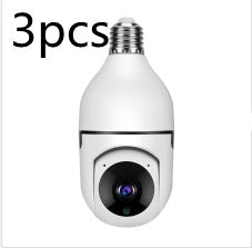 WiFi CAMERA 1080P Bulb 4X Zoom Camera 5GWiFi Alarm Monitor