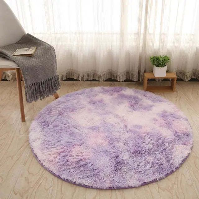 2023 New Warm Thick Round Rug Carpets