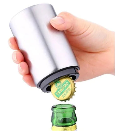 Magnetic beer opener