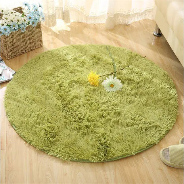 2023 New Warm Thick Round Rug Carpets