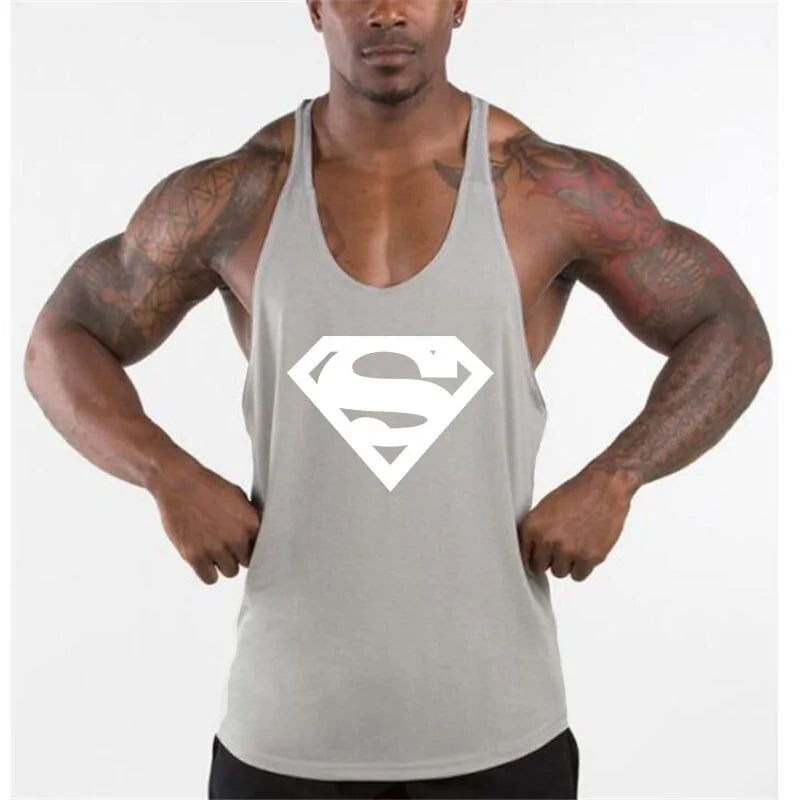 New Arrivals Bodybuilding Cotton Gym Sleeveless Tank Top for Men